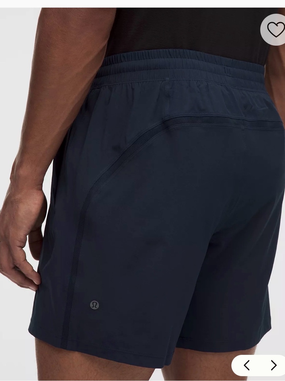 lululemon athletica Men’s Dark Navy Performance Shorts